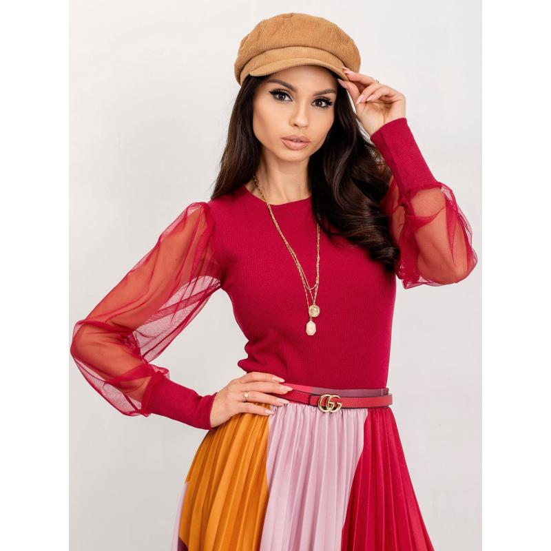 Női blúz Cynthia RUE PARIS bordó Cynthia RUE PARIS bordó