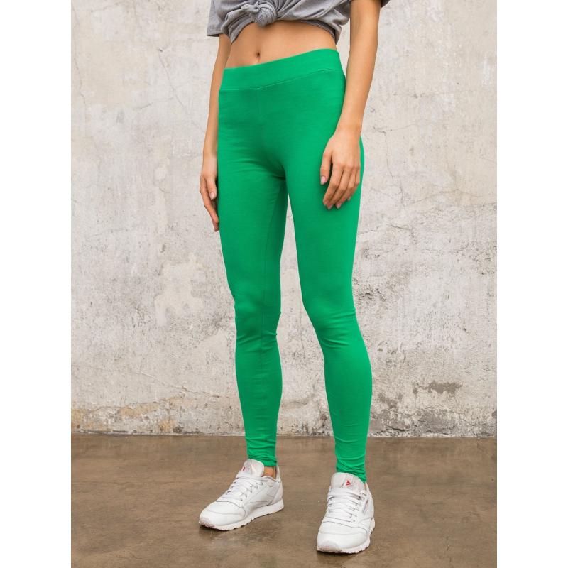 Női leggings BASIC zöld