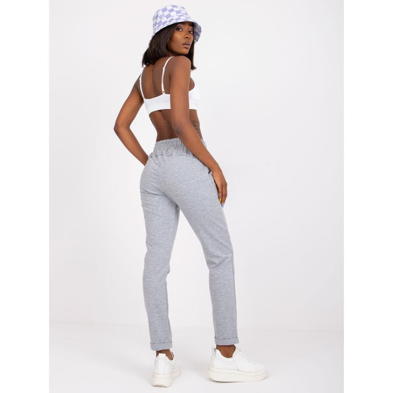 Dámske melanžové tepláky APPROACH sivé