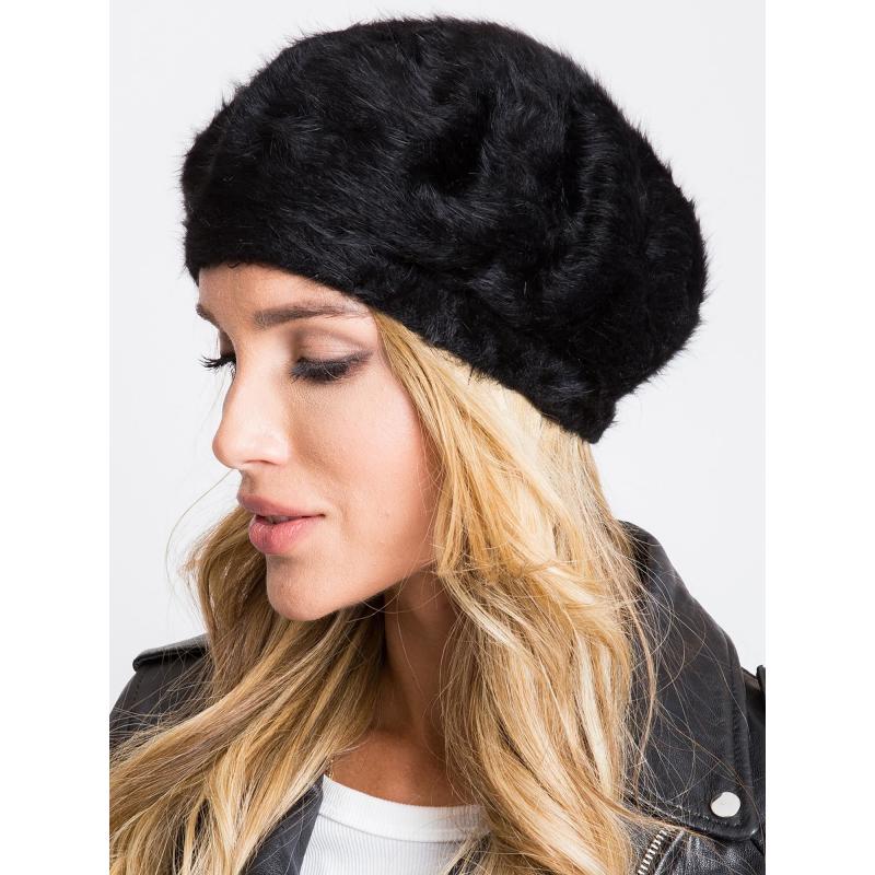 Dámska čiapka čierna