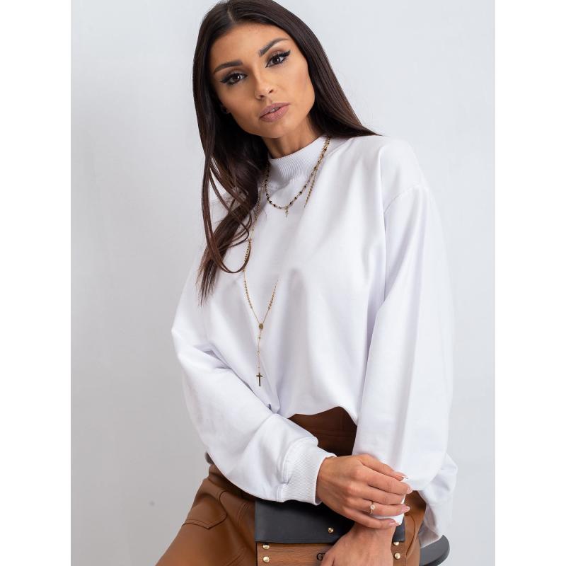 Női pulóver TWIST fehér