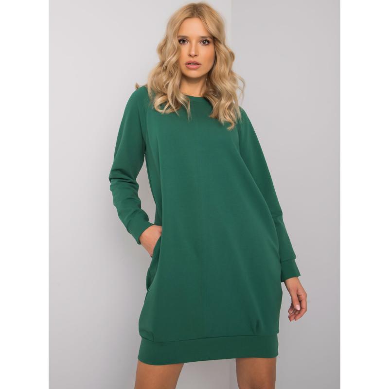 Dámské šaty CRISTINE tmavě zelené 