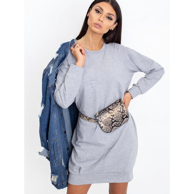 Dámské šaty CRISTINE šedé 