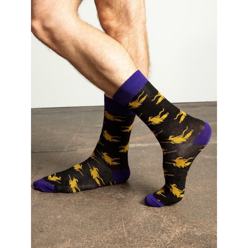 Dámské ponožky bavlněné MAIRE černé