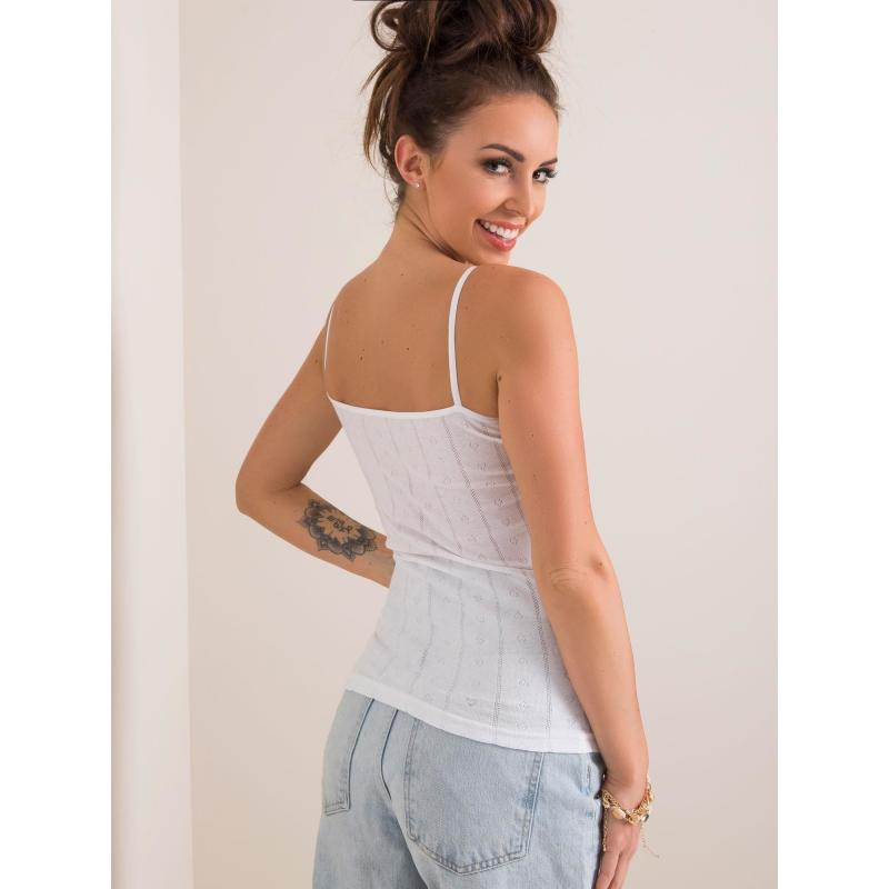 Dámský top SMILE bílý