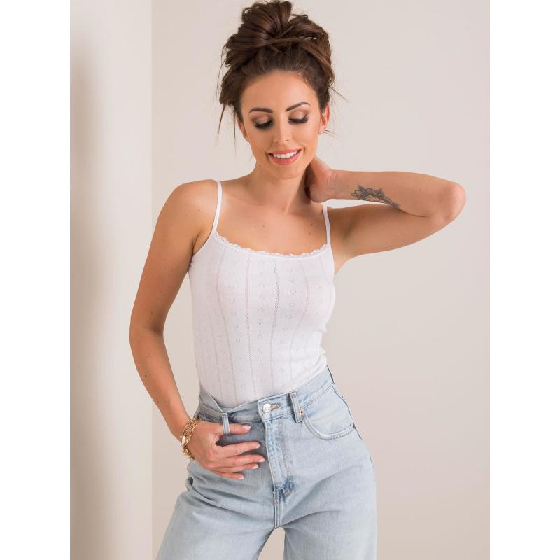 Dámský top SMILE bílý