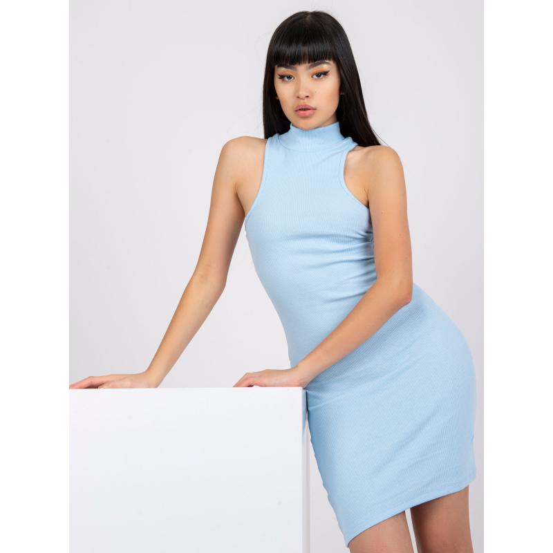Dámské šaty Liza RUE PARIS světle modré 