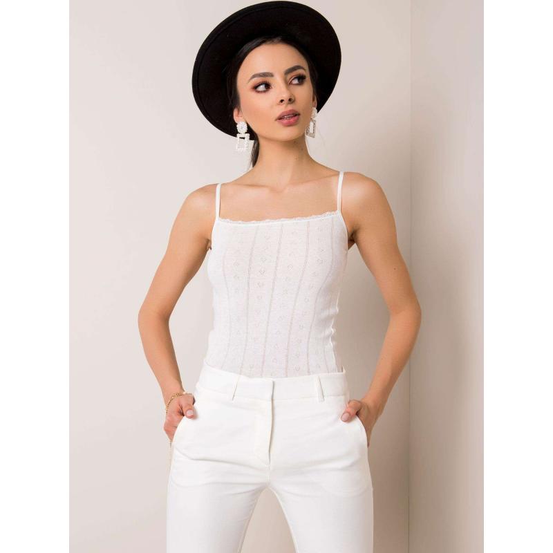 Dámský top SMILE ecru 