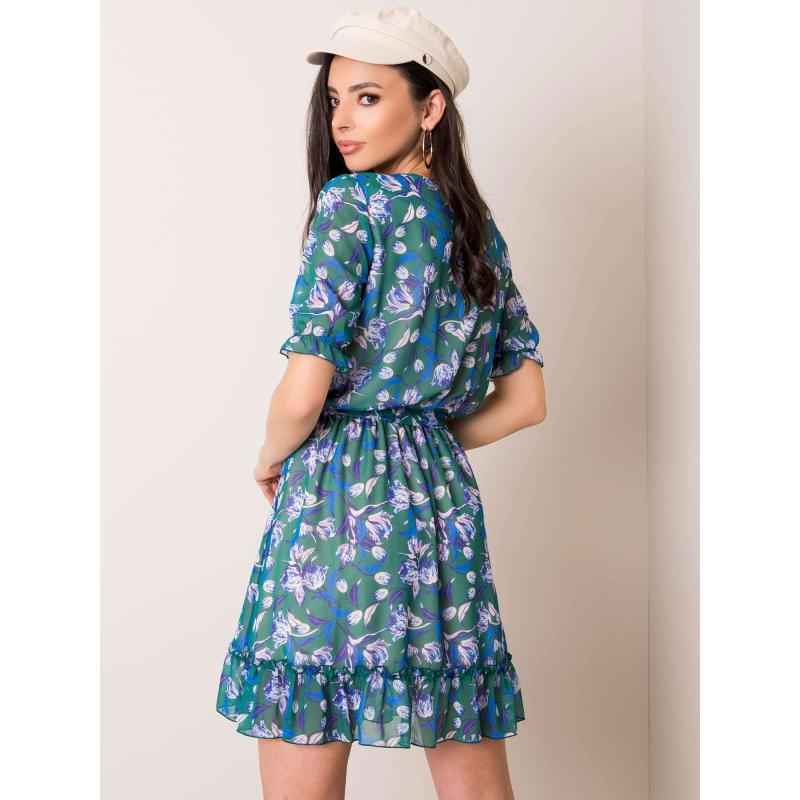 Női ruha JANE sötétzöld