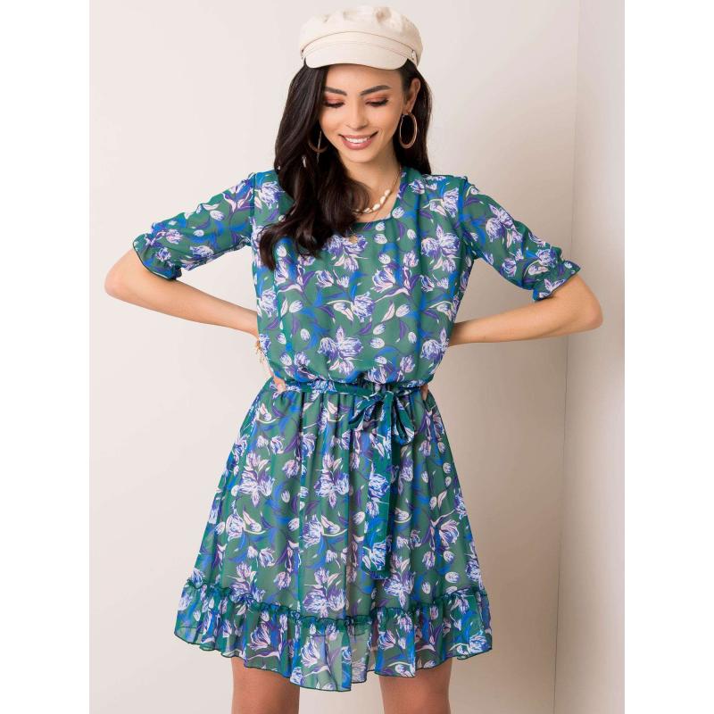 Női ruha JANE sötétzöld