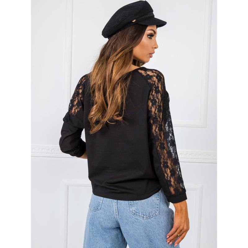 Női blúz Shangri RUE PARIS fekete