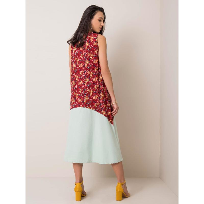 Dámské šaty RUE PARIS Sunflower bordó