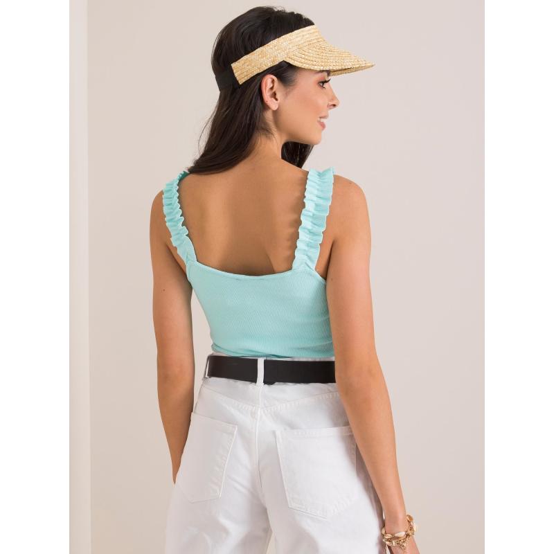 Dámský top od Keira RUE PARIS mátově zelený 