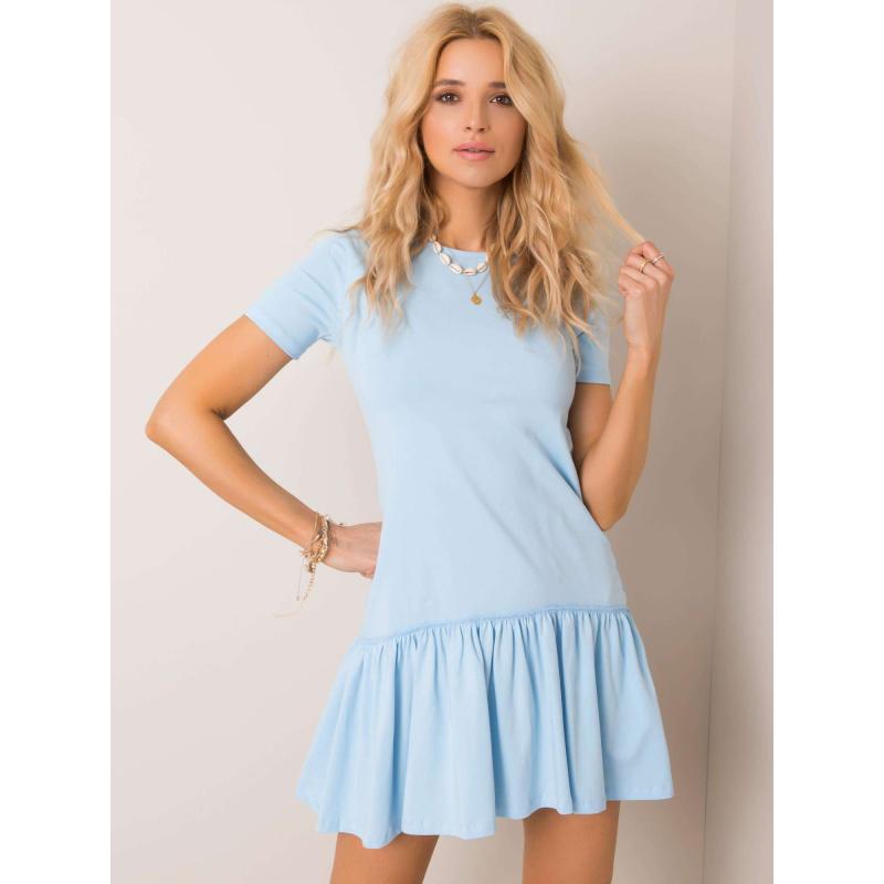 Dámské šaty Sully RUE PARIS světle modré 