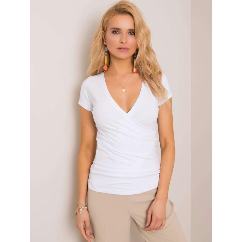 Női póló Messy RUE PARIS fehér