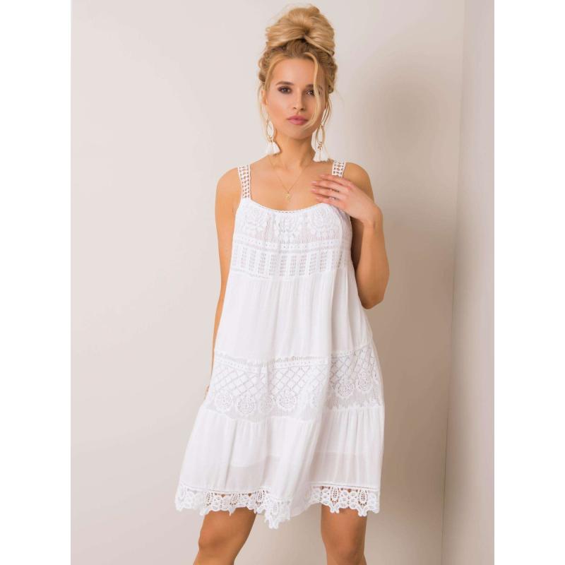 Dámské šaty Eunice OCH BELLA bílé 