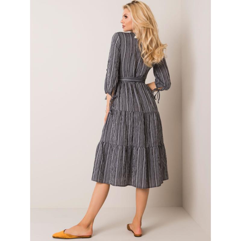 Dámské šaty HANNAH šedočerné 