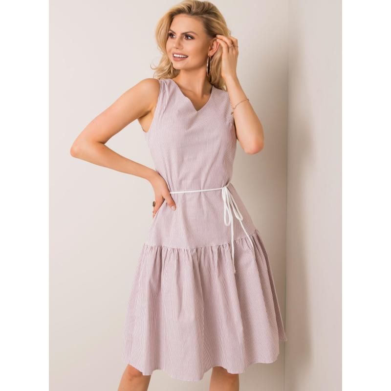 Dámske šaty SAMBA bielo-béžové