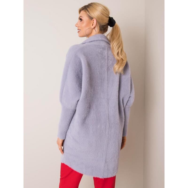 Dámský kabát z alpaky NORA šedý