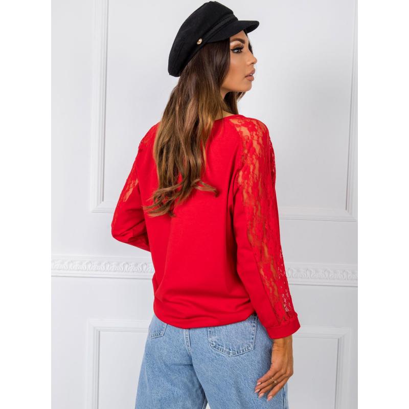 Női blúz Shangri RUE PARIS piros