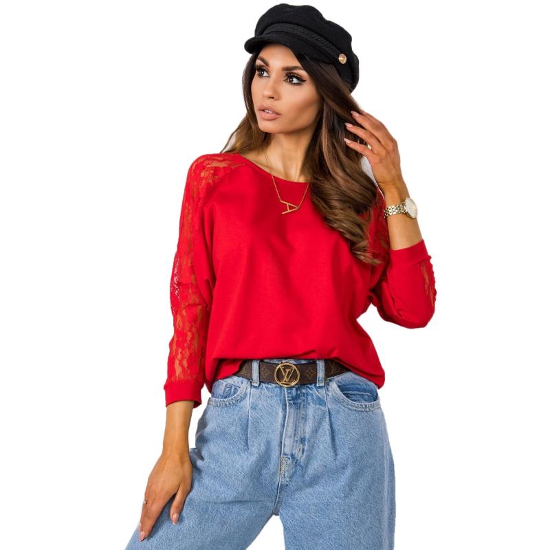 Női blúz Shangri RUE PARIS piros