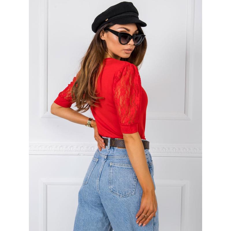 Női blúz Angel RUE PARIS vörös