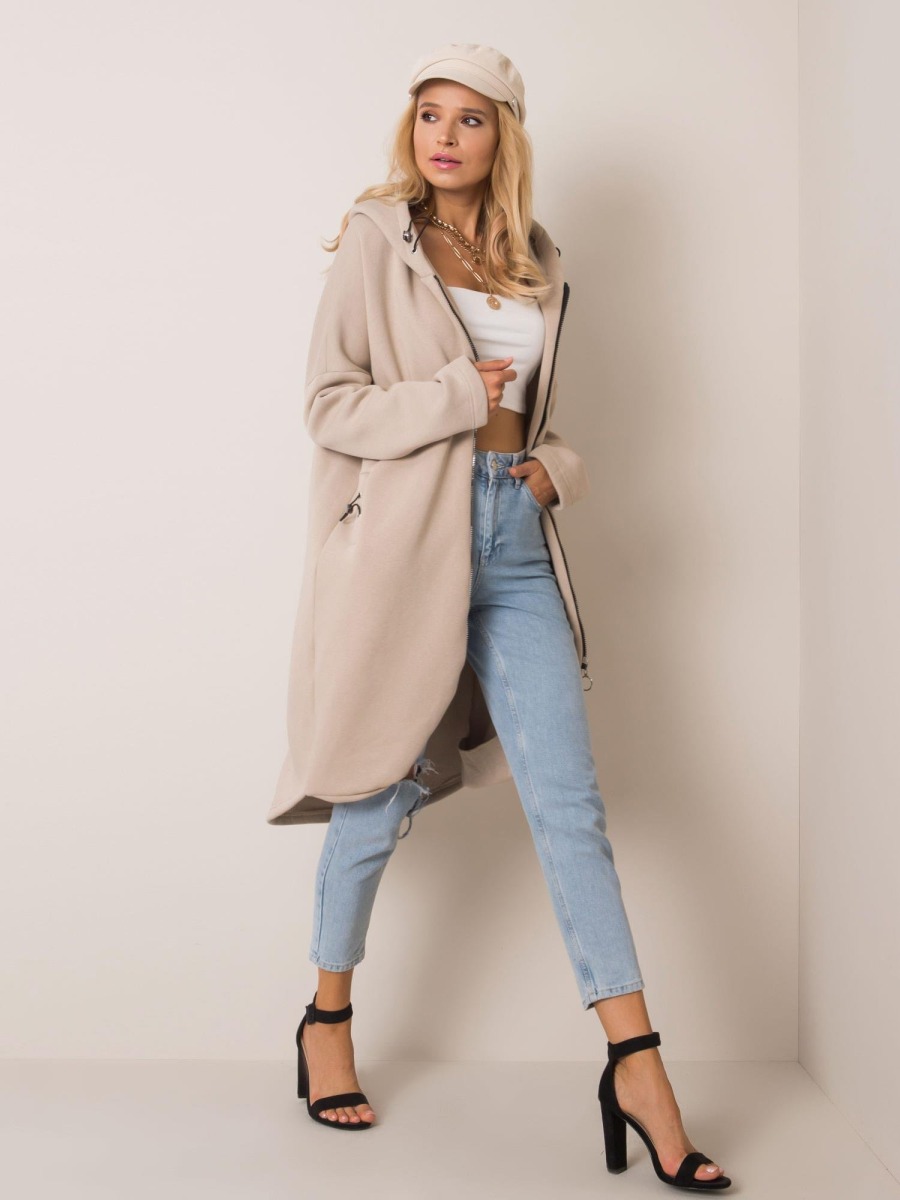 Dámska mikina Tina RUE PARIS beige