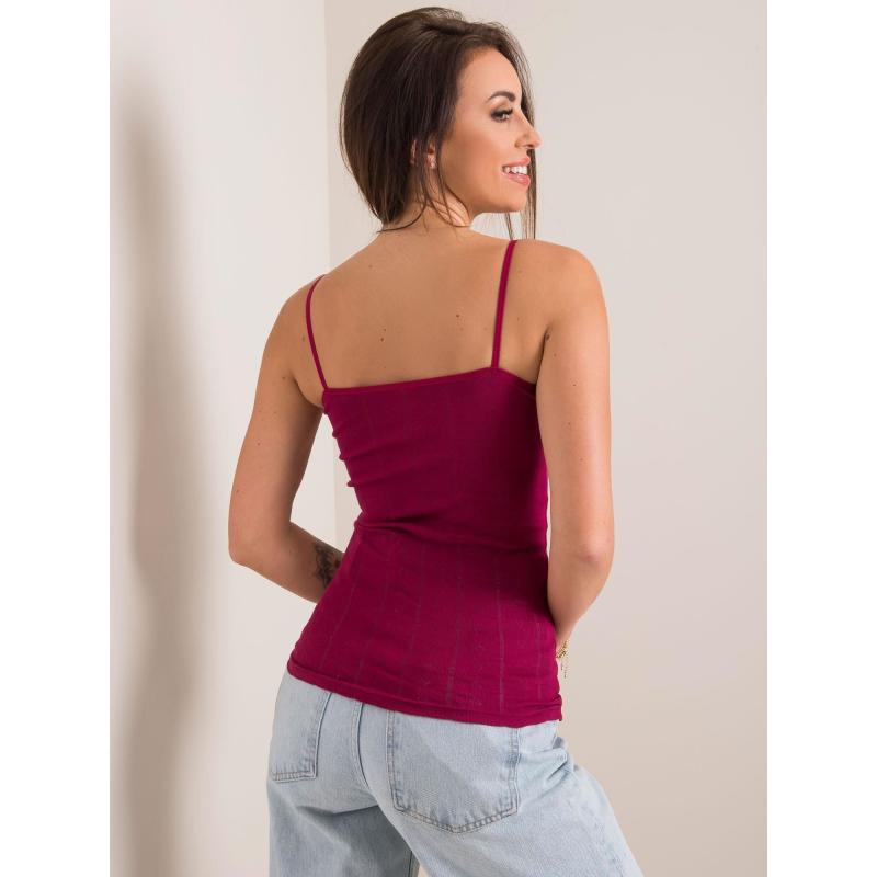 Dámský top SMILE bordó