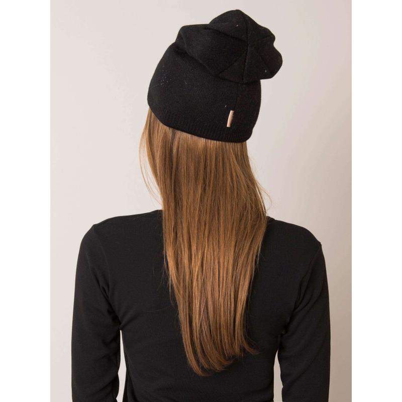 Dámská čepice RUE PARIS černá 