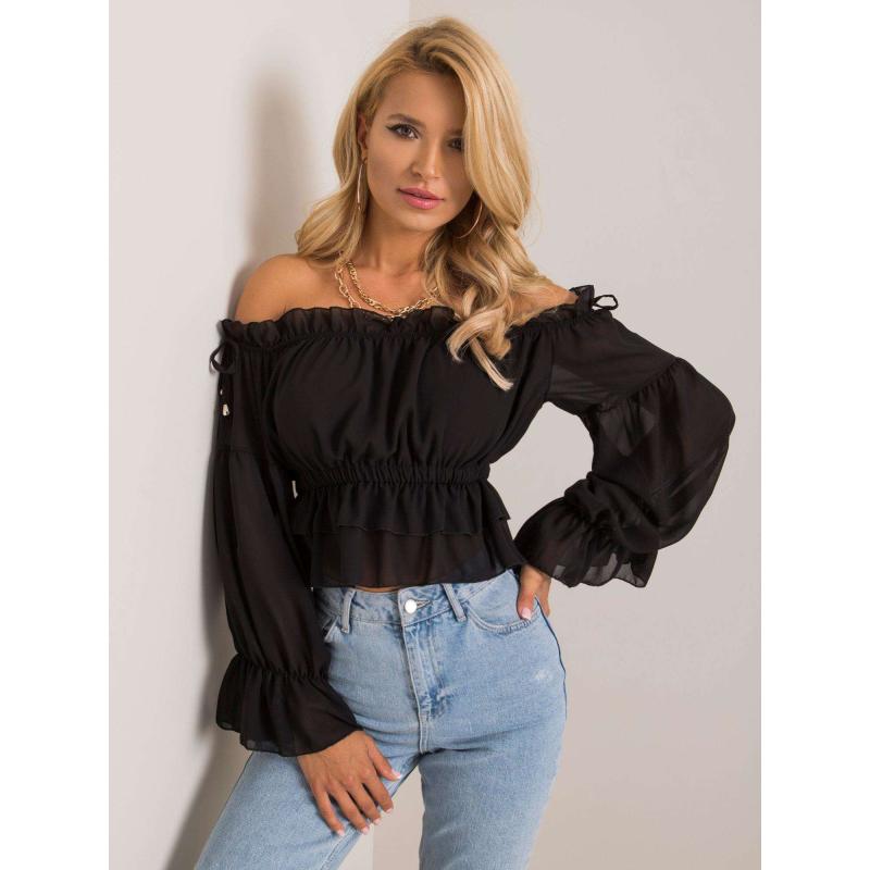 Dámska blúzka Adelle OCH BELLA čierna