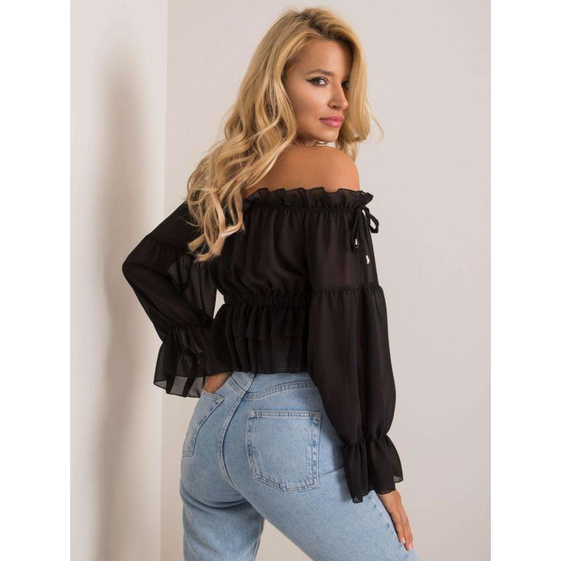 Dámska blúzka Adelle OCH BELLA čierna