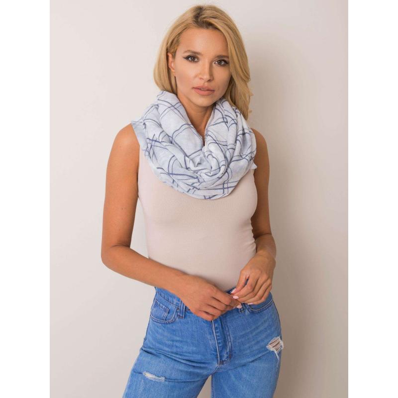 Szürke kockás sál