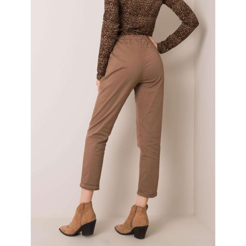 Dámské kalhoty CARRIE tmavě béžové