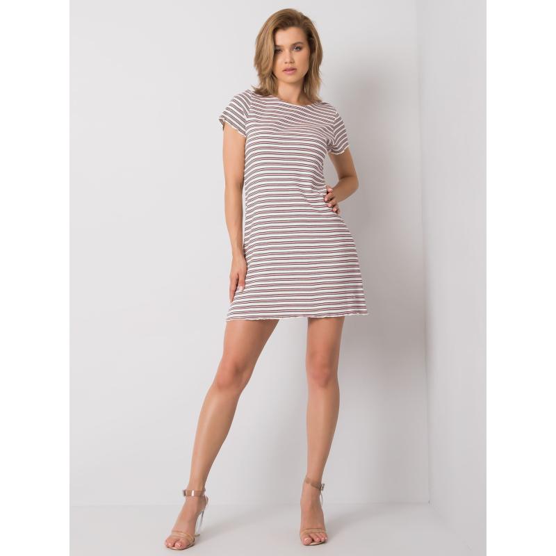 Női Trina NO KNOW ME ruha piros és fehér