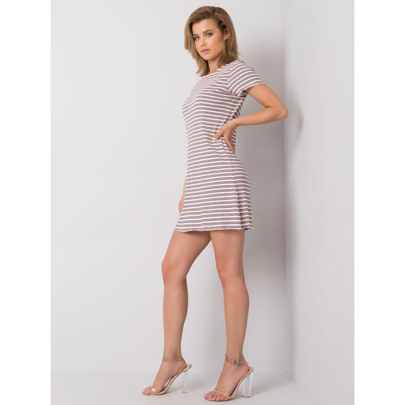 Női Trina NO KNOW ME ruha piros és fehér