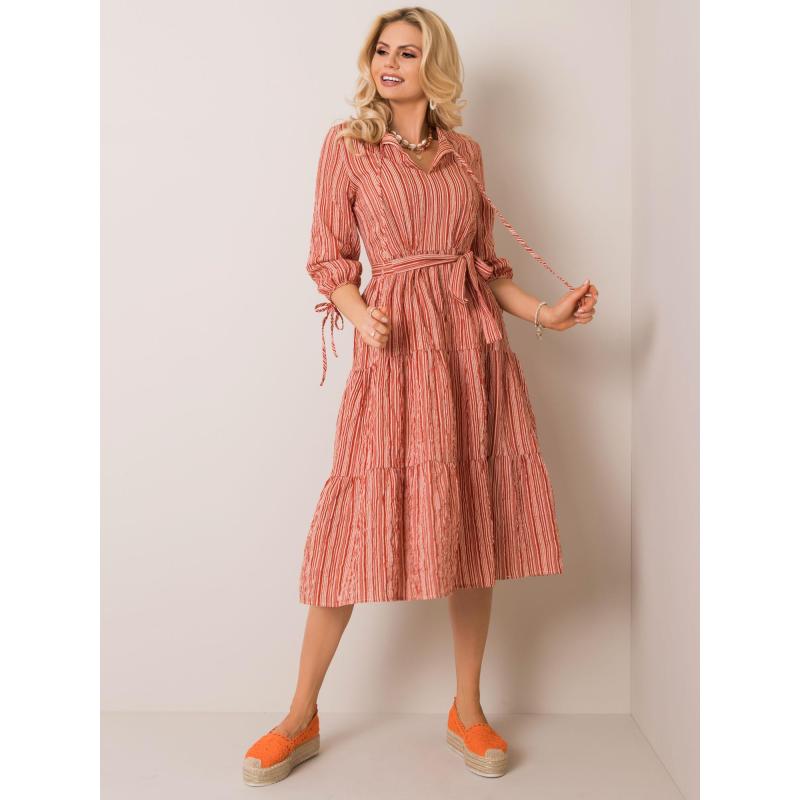 Dámské šaty HANNAH cihlové 