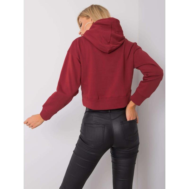 Dámská mikina DON'T KNOW ME Henson bordó