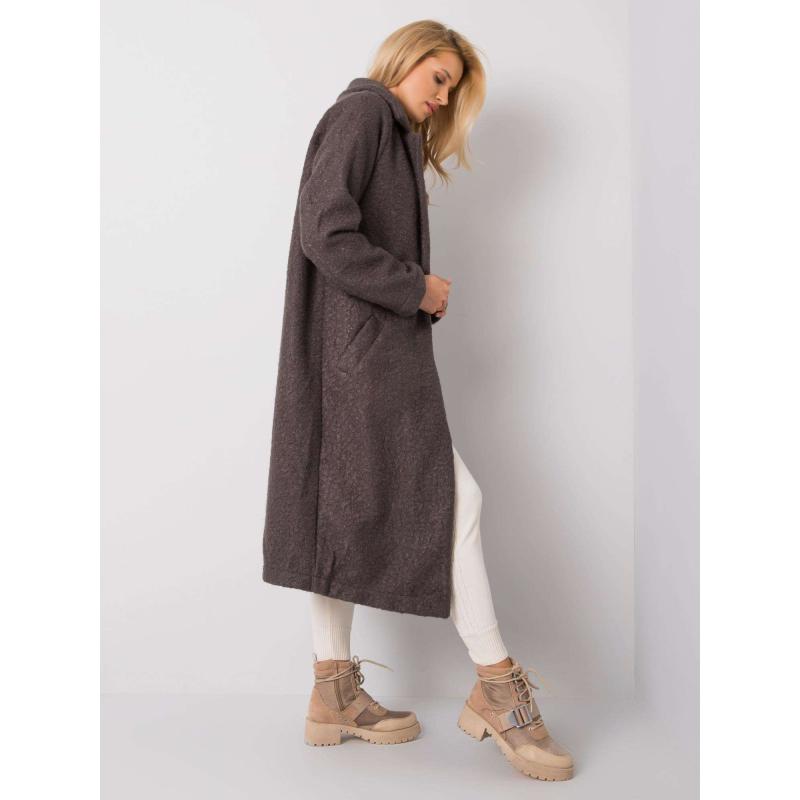 Dámský kabát Paquita RUE PARIS grafitový