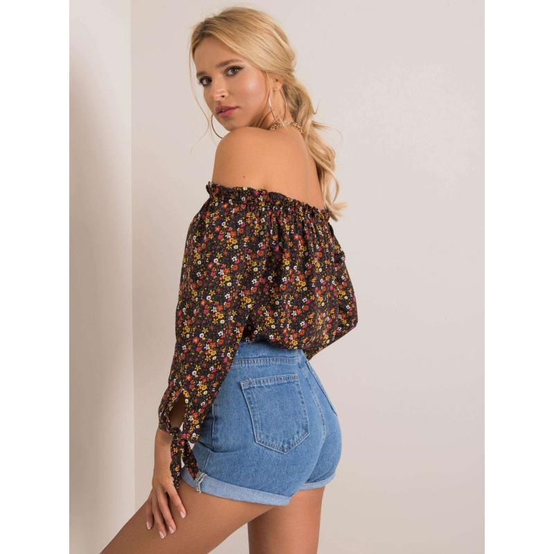 Női blúz Brianna SUBLEVEL fekete