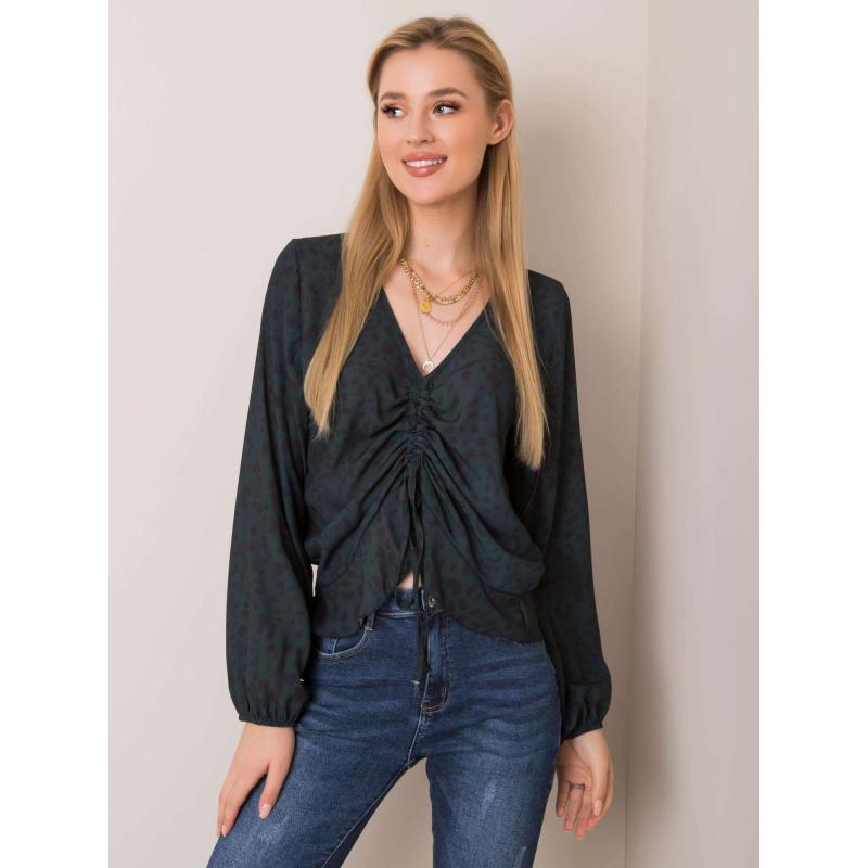 Dámská halenka RICARDA tmavě zelená 