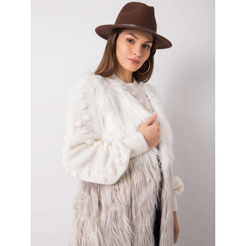 Dámská vesta LEXIE ecru šedá 