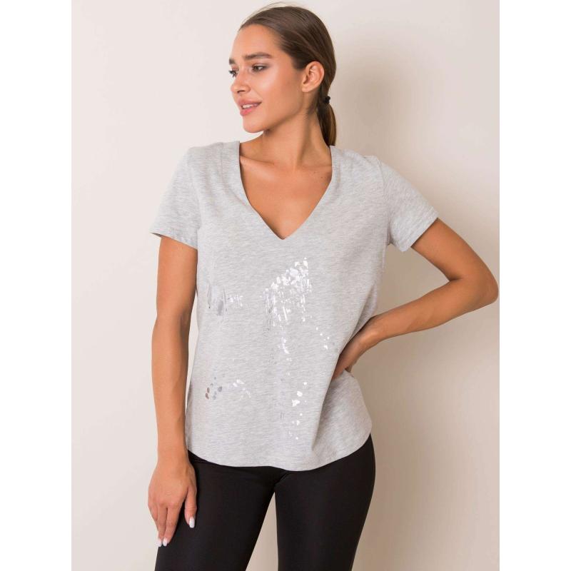 Női póló Marble FOR FITNESS szürke