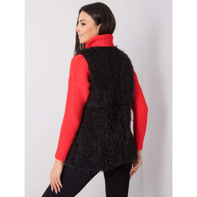 Női szőrmemellény Chilly OCH BELLA fekete