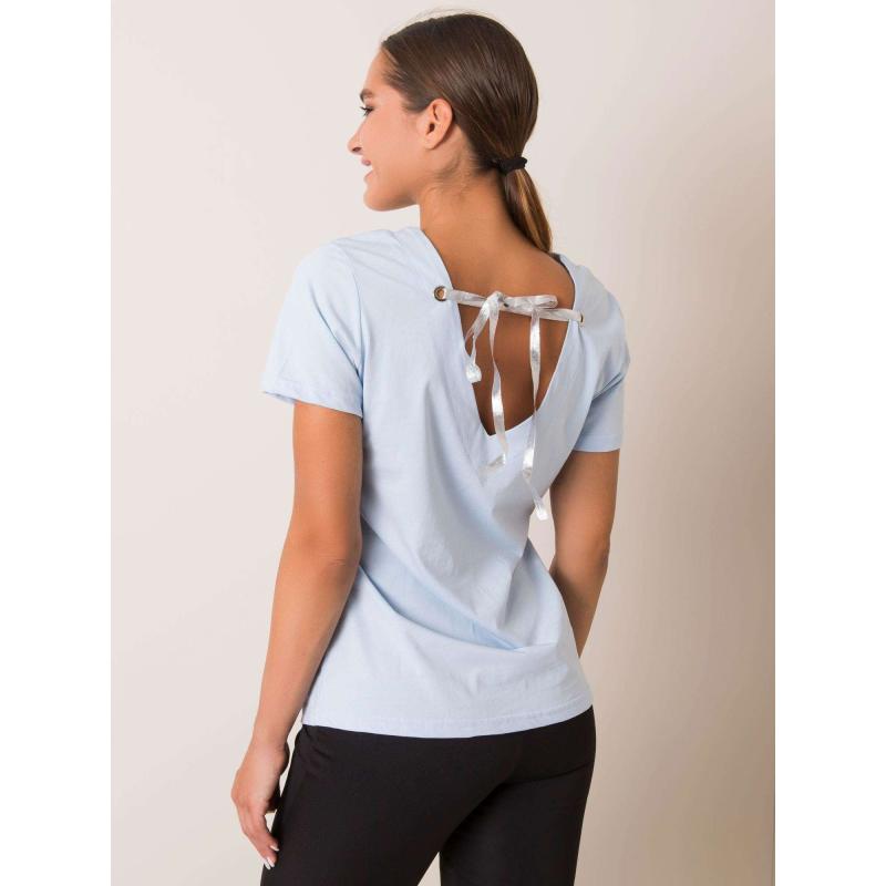 Dámské tričko Marble FOR FITNESS světle modré 