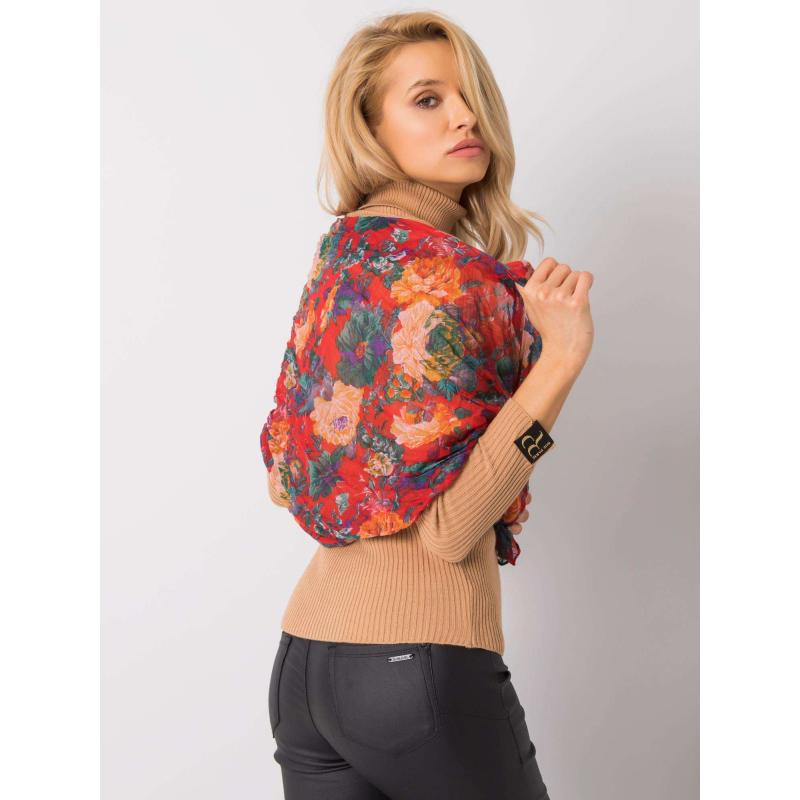 Dámský šátek květinový GRAEME červený 