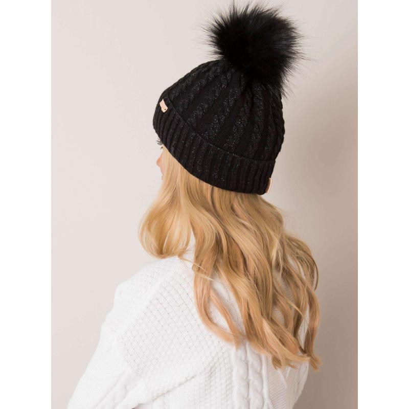 Fekete női sapka RUE PARIS