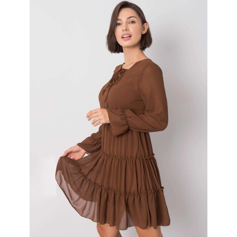 Dámske šaty YANA hnedé