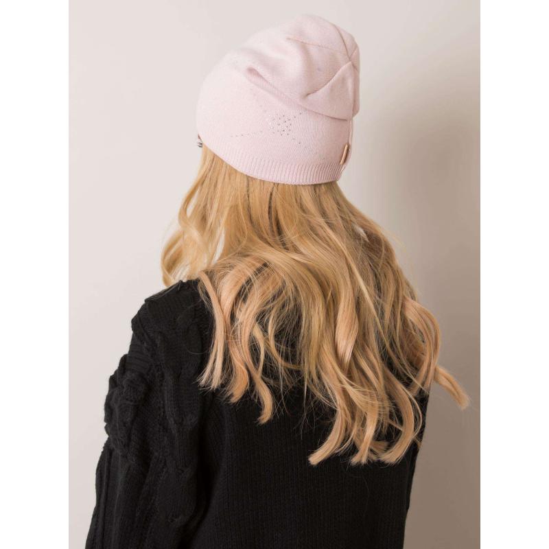 Dámská čepice RUE PARIS světle růžová 