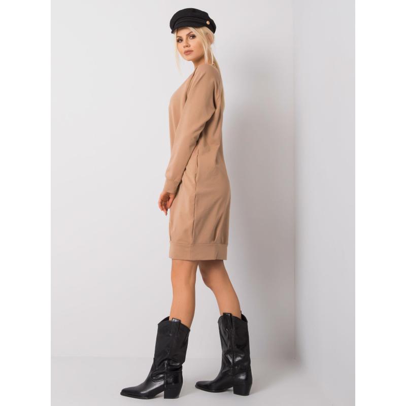 Dámské šaty CRISTINE hnědé 