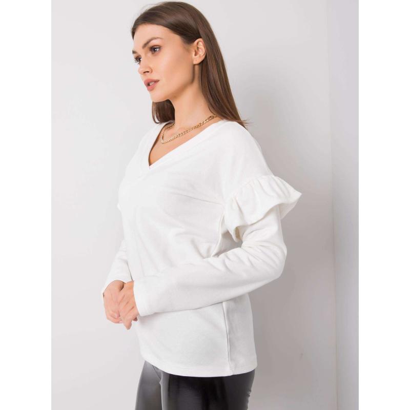 Dámska mikina Scarlett RUE PARIS ecru